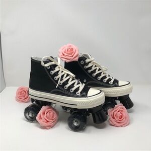 Black Quad Roller Skates size 7